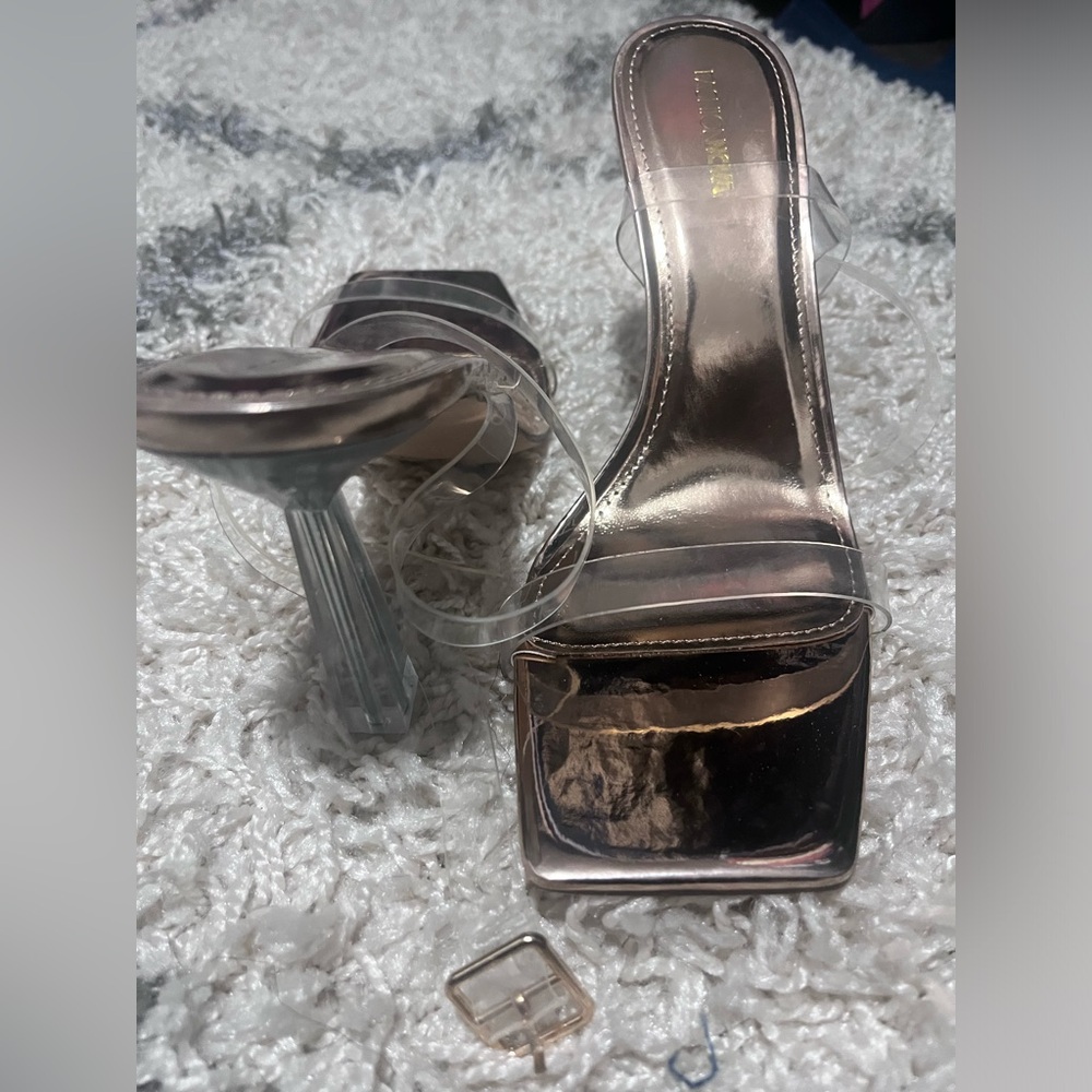 Clear Fashion Nova heels